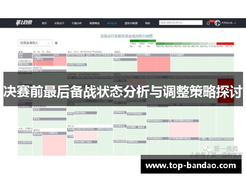 决赛前最后备战状态分析与调整策略探讨